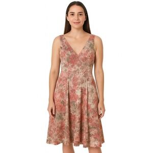 Adrianna Papell‎ Dress Size 10 Floral Print Sleeveless Party Cocktail Career New